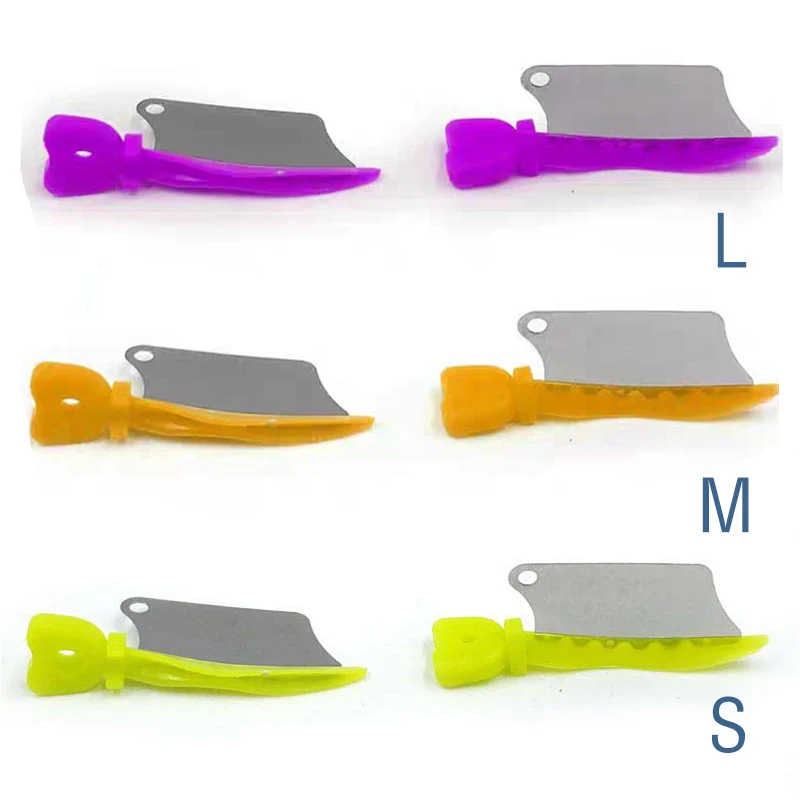 20Pcs Nuovo Coltello A Cuneo Dentale Coltello A Cuneo In Plastica Interprossimale Dentale Con Protezione Strumenti Per Materiali Dentali A Matrice Di 