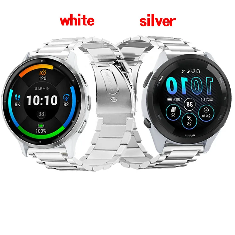 Cinturino Da 18Mm 20Mm 22Mm Per Garmin Forerunner 265/245/965/Vivoactive 4S/3S Bracciale Per Cinturino Garmin Venu 3 2 Plus/Venu 3S/2S