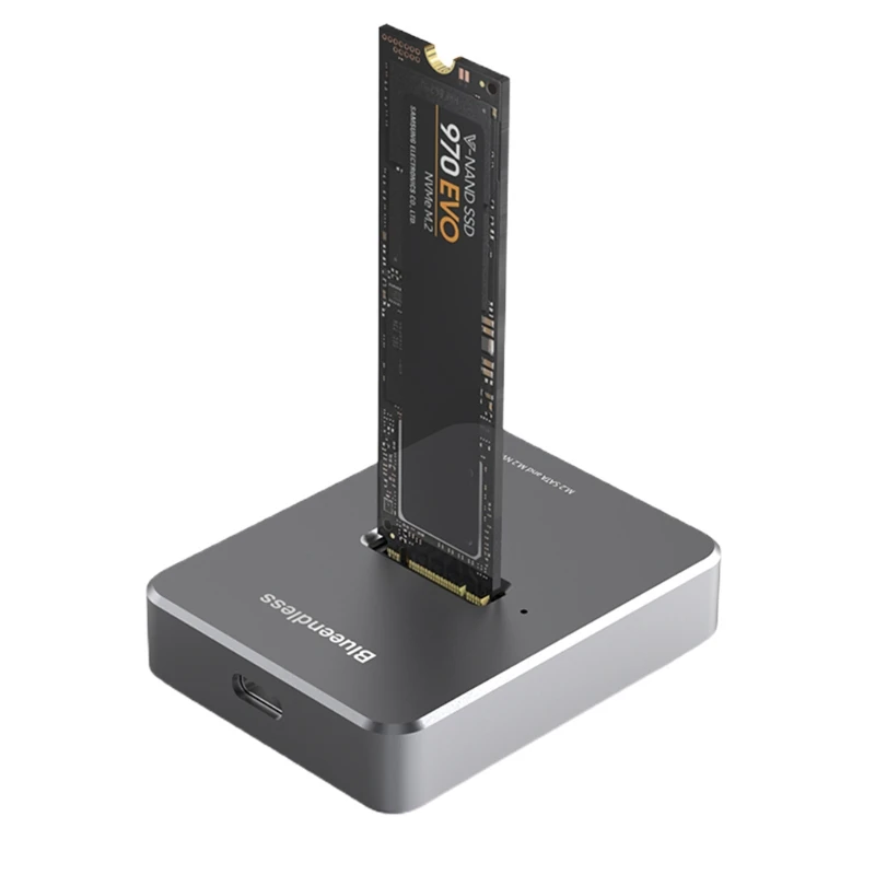 Blueendless Per. 2 Ssd Enclosure Base Per M2 Nvme/Sata Dual-Protocol 10Gbps Usb
