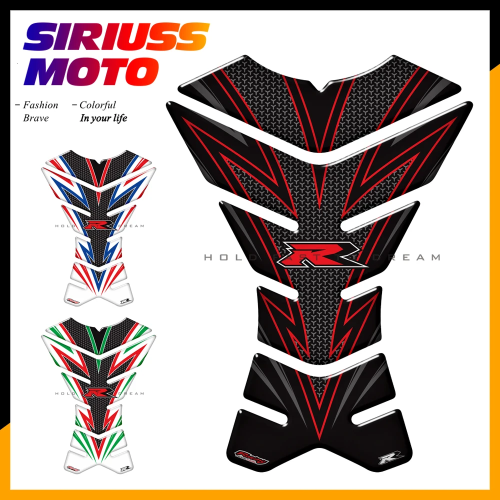 Custodia Protettiva Per Serbatoio Serbatoio Moto 3D Adesivo Motocross Racing Tankpad Per Suzuki Gsxr 600 750 Hayabusa Gsr750 Gsr600 Gsf