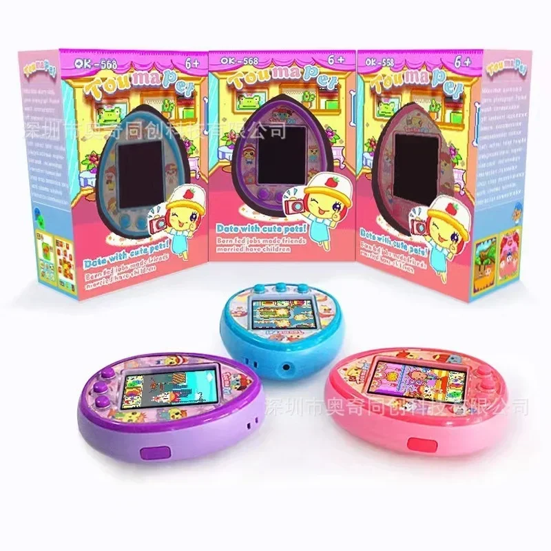 Hot Tamagotchi Toumapet Photography Virtual Pet Machine Wechat Interaction Make Friends Ricarica Usb Electronic Pets Game Conso