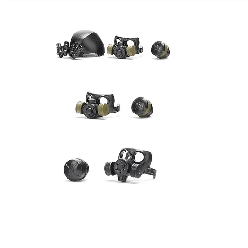 Moc Bricks Military 2 Pz/Set Maschera Antigas Army Soldier Figure Accessori Swat Team City Police Equipment Building Block Toy For Boy