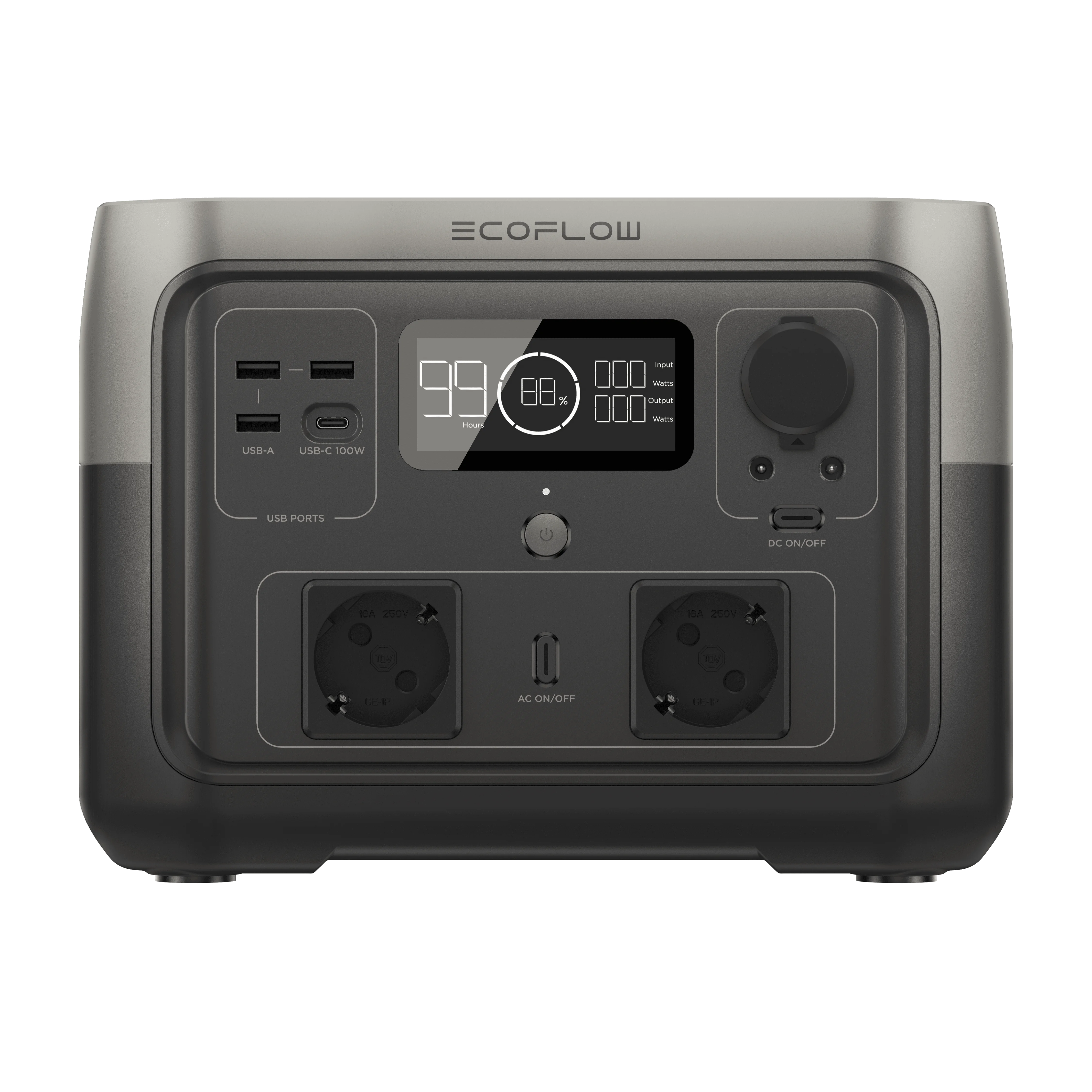 Ecoflow Portable Power Station River 2 Max 512Wh Lifepo4 Batteria A Ricarica Rapida Per Campeggio All'Aperto