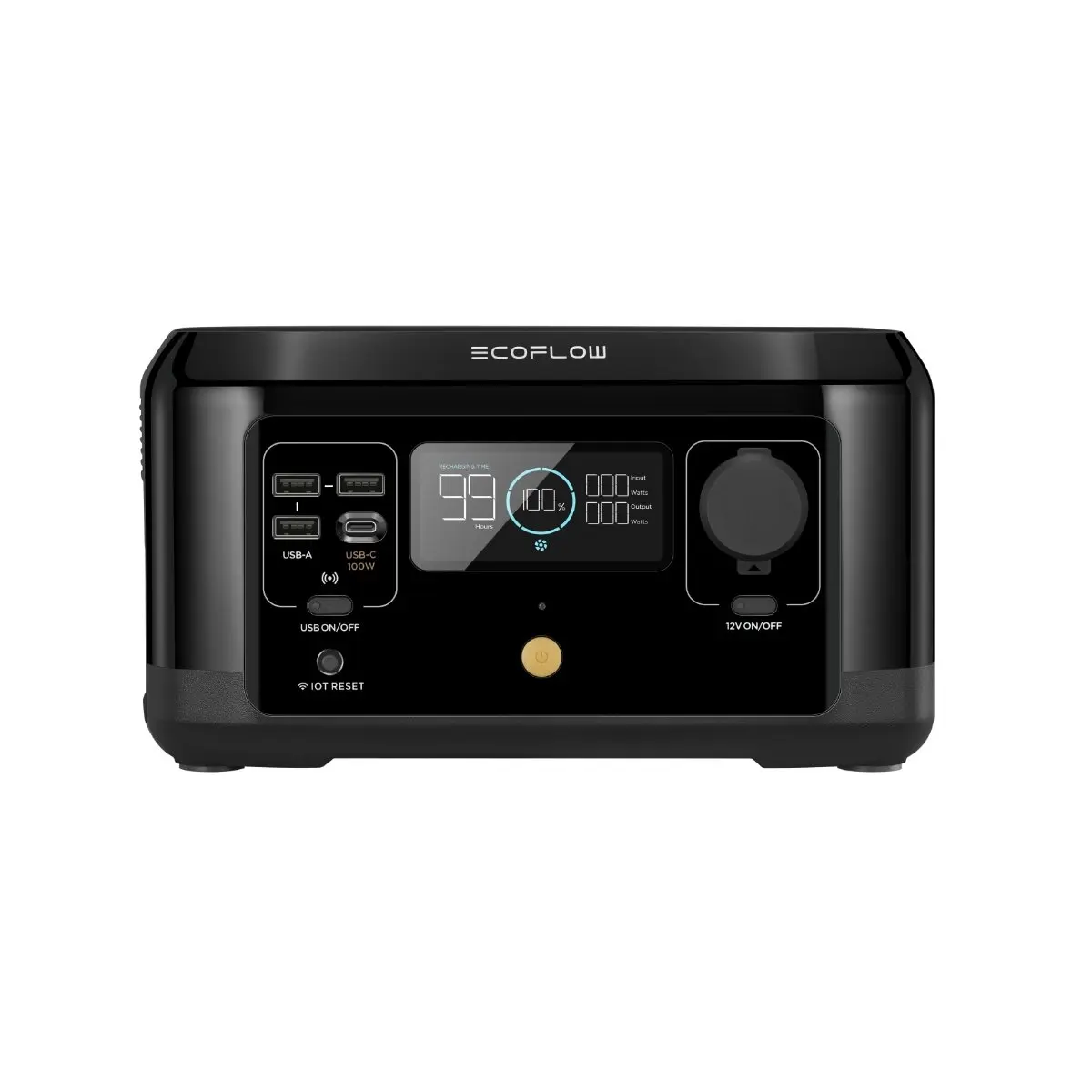 Ecoflow River Mini Wireless Portable Power Station Outdoor Camping Rv Backup Batteria Al Litio Uscita Ac Carica Completamente In 1.5 Ore