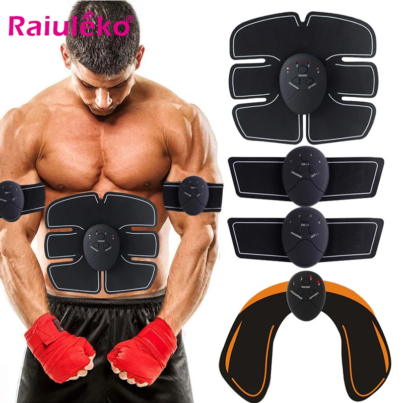 Ems Wireless Muscle Stimulator Cintura Tonificante Addominale Toner Muscolare Body Muscle Fitness Trainer Per Addome Braccio Gamba Unisex