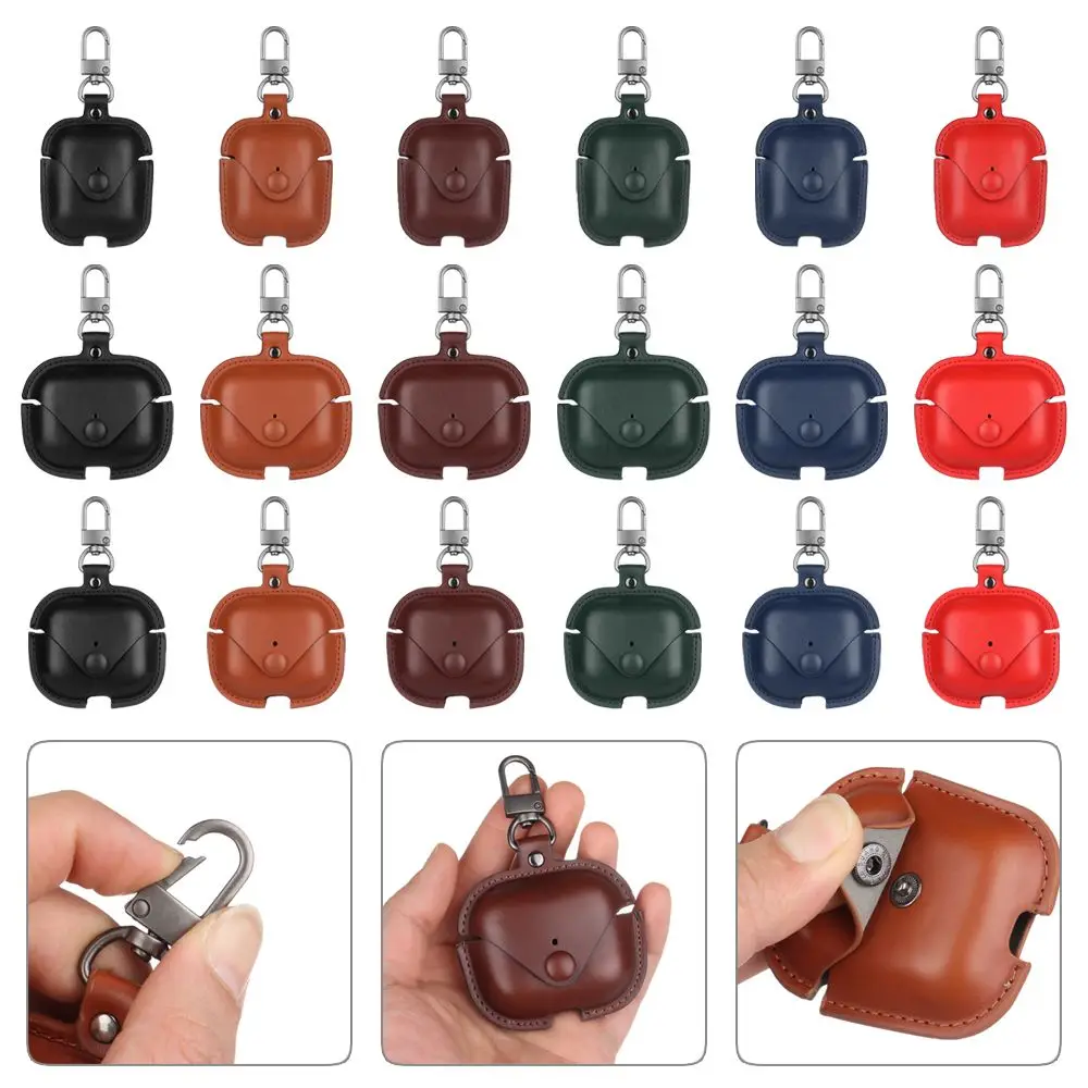 Pu Leather Headphone Box Earphone Case Earphone Cover Headphones Case For Apple Airpods 1/2/3/Pro|Airpods Charging Box