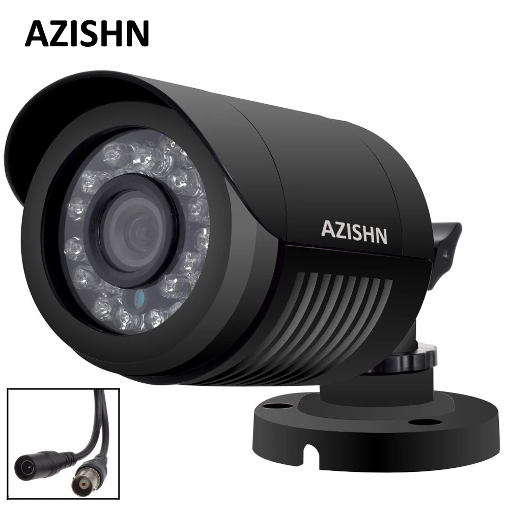 Azishn Ahd Camera 720P/1080P/5Mp Cctv Security Ahdm Ahd-M Camera Hd Ir-Cut Night Vision Ip6 Outdoor Bullet Camera 1080P Lens