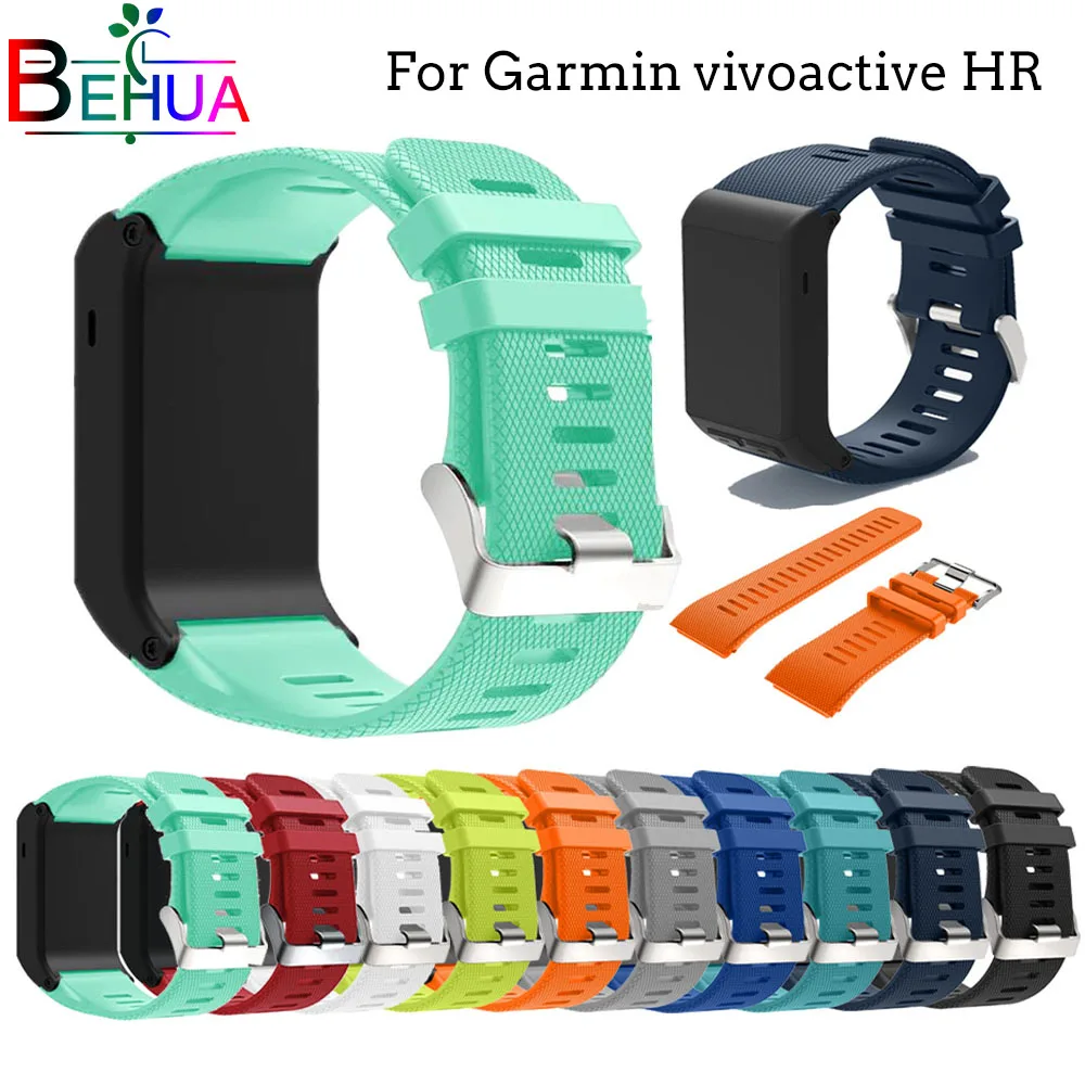 Gel Di Silice Cinturino Morbido Per Garmin Vivoactive Hr Sport Del Braccialetto Cinturino Da Polso Della Fascia Della Cinghia Per Garmin Vivoactive Hr