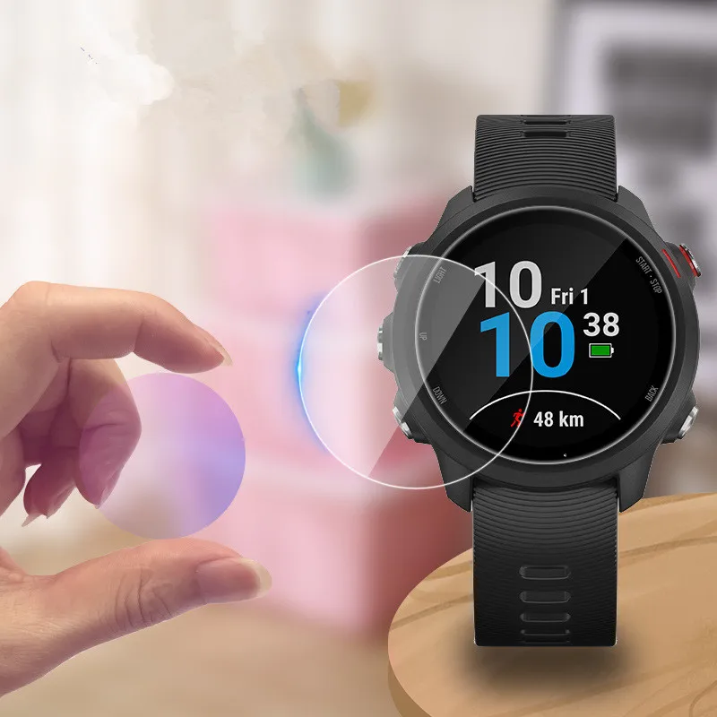 Pellicola Protettiva In Vetro Temperato Per Schermo Dell'Orologio 3 Pezzi Per Garmin Vivo Active Hr/Chronos/Vivo Sport/D2 Charlie/F45S/Vivo Smart4