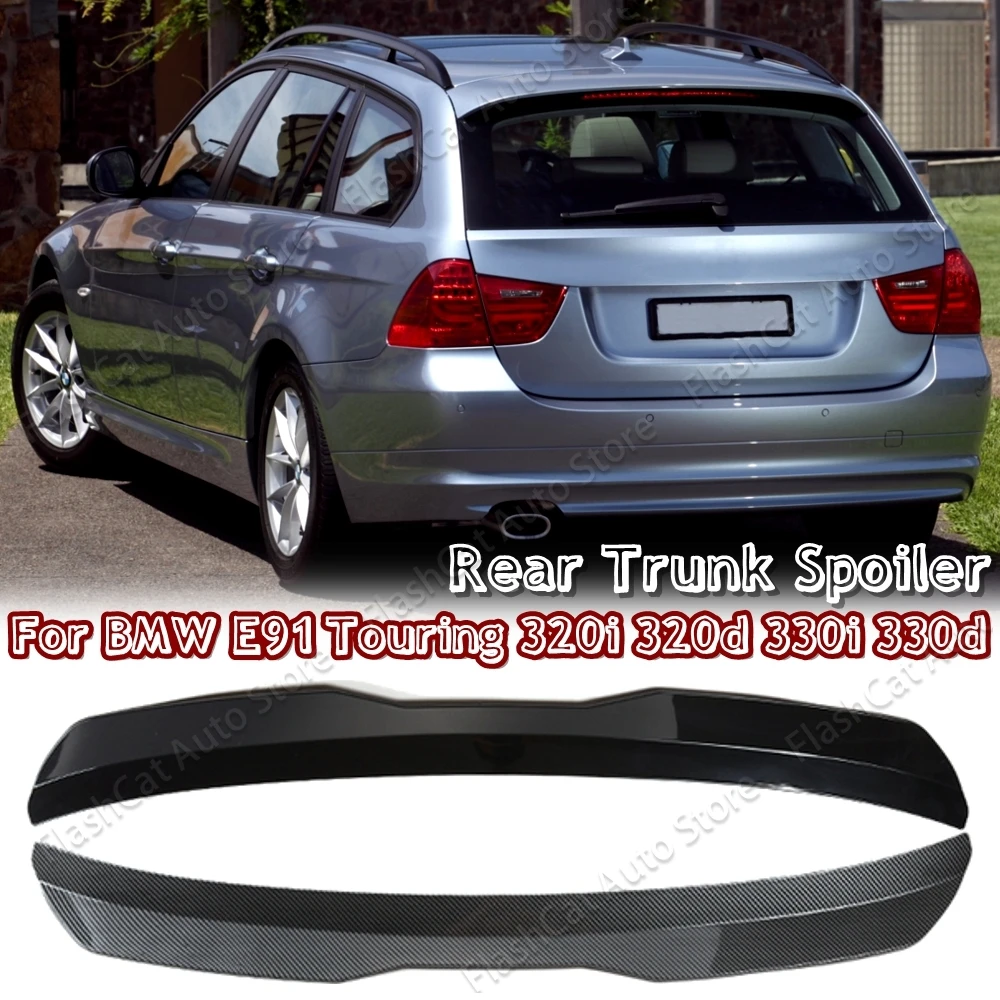 Per Bmw E91 Lci Maxton Style Spoiler Posteriore Cap Roof Wing Tronco Spoiler 3 Series 320I 320D 330I 330D Touring Facelift 2009-2012