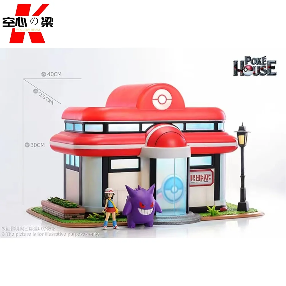[Mondo In Scala 1/20] Pokragon Center & Nurse Joy & Chansey Toy Figure Decoration
