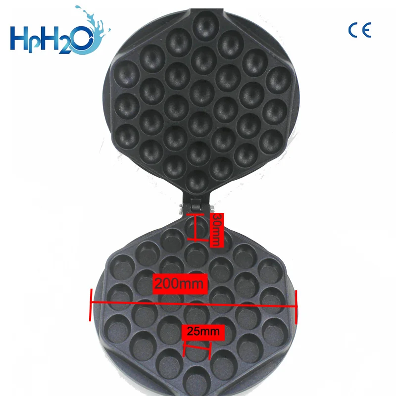 Uovo Commerciale Bolla Waffle Muffa Antiaderente Uovo Waffle Pan Bubble Waffle Ferro Eggettes Waffle Stampo Piastra Per Molti Usi
