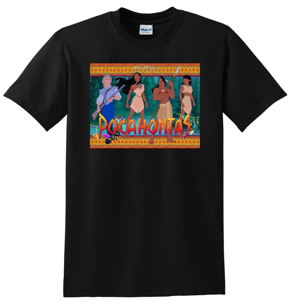 Pocahontas T Shirt 4K Bluray Dvd Poster Tee Small Medium Large Xl