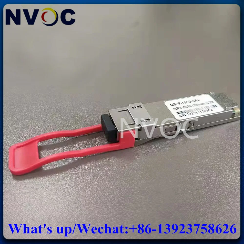 Ricetrasmettitore Smf Da 100 Gb/S Qsfp28 Er4, Modulo Ottico Dom Compatibile Al Qsfp-100G-Er4 Con Modalità Singola 1310Nm 40Km