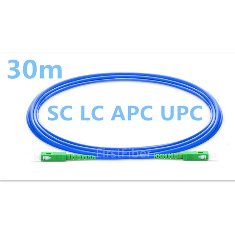 30 M Sc/Lc Apc/Upc In Fibra Armored Patch Cavo Cavo Di Zona Ottico, Anti-Rat Bite, Ponticello Simplex Modalità Singola