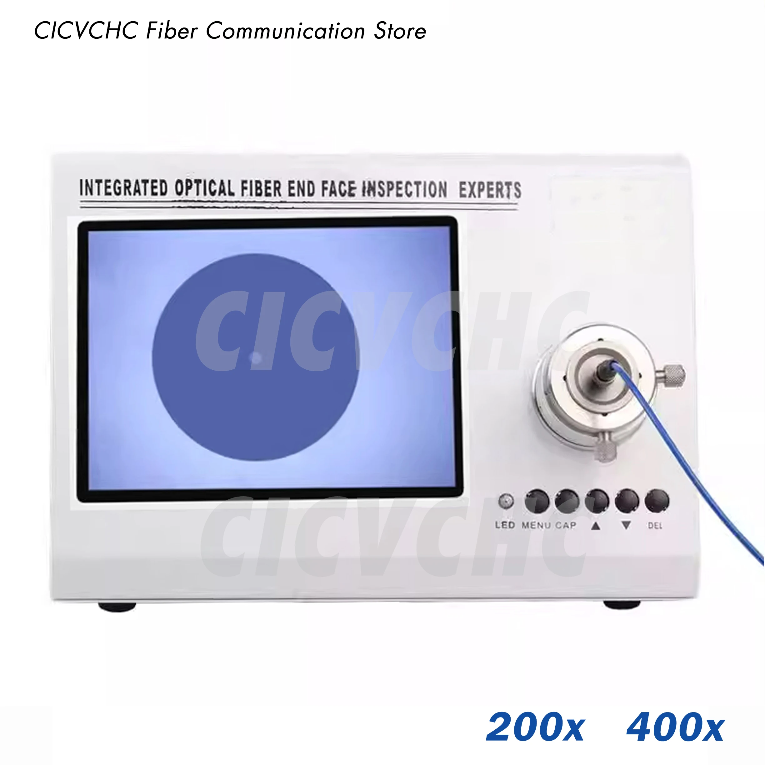 Fibra Endface Ispettore Desktop 400X O 200X