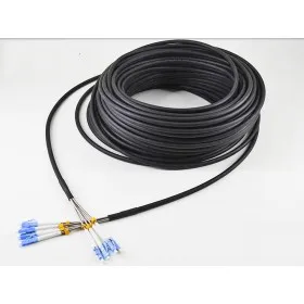 Firstfiber 25 M 50 M Lc Sc Sm Mm Ftta Patch Esterna Cavo 4 Core Ftta Patch Cord Om2