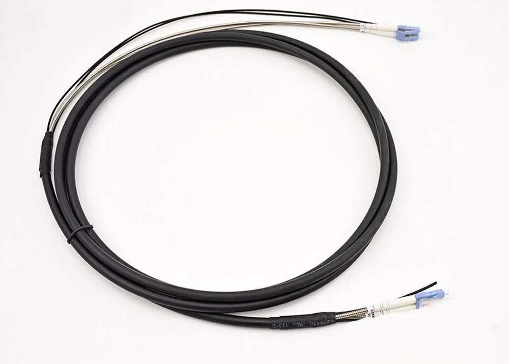 Firstfiber Lc Upc Sm Cpri All'Aperto 2 Core Duplex Ftta Cavo Patch Patch Cord G652 Stazione Di Lszh 25 M 50 M 100 M 200 M 300 M 400 M