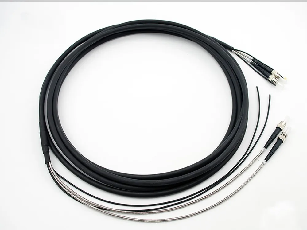 Firstfiber St Upc Sm Cpri All'Aperto 2 Core Duplex Ftta Cavo Patch Patch Cord G652 Stazione Di Lszh 25 M 50 M 100 M 200 M 300 M 400 M