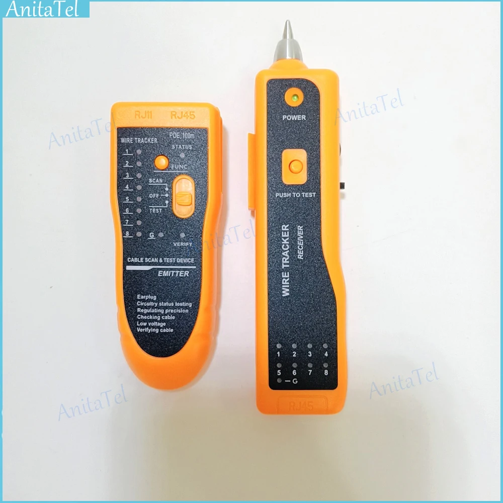 Nuovo Lan Network Cable Tester Cat5 Cat6 Rj45 Utp Stp Detector Telefono Wire Tracker Tracer Diagnostica Tone Line Finder