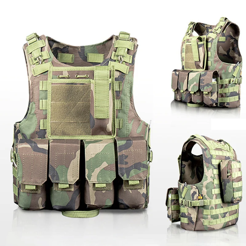 Bambino Tattico Militare Gear Plate Carrier Vest Caccia Paintball Equipment Airsoft Combat Outdoor Molle Assault Kids Cs Gilet