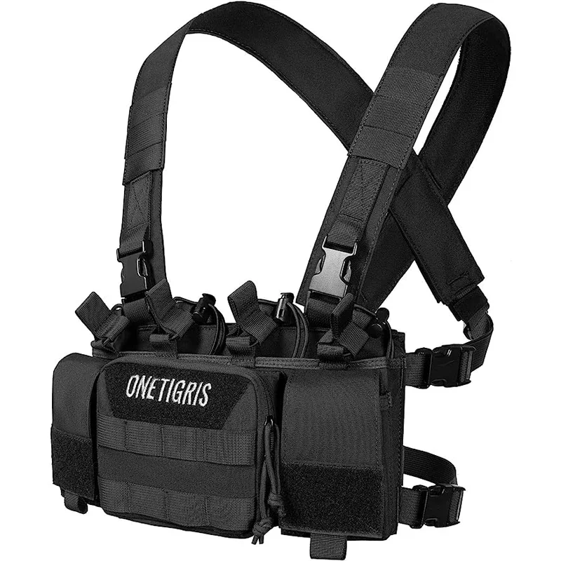Onetigris Tactical Molle Chest Rigs X Harness Military Jpc Hunting Airsoft Magazine Pouch Tactical Plate Carrier Vest Equipment