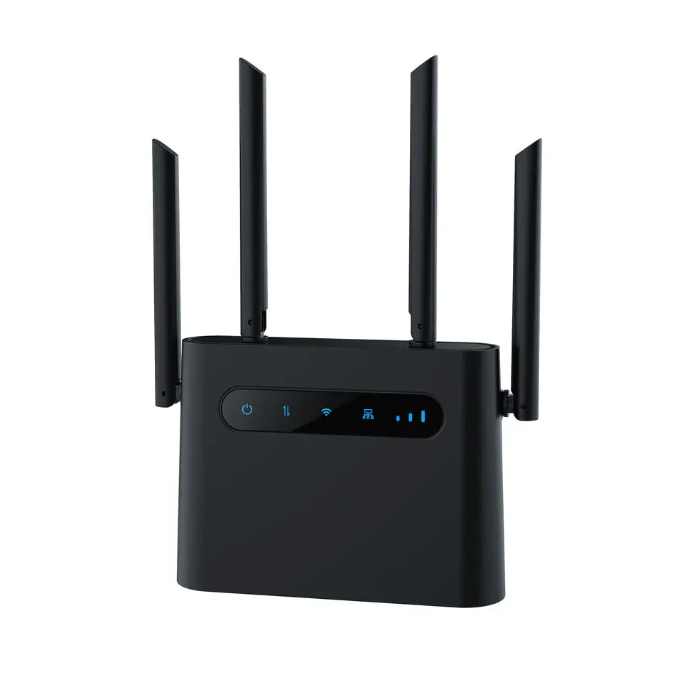 Router Wireless 4G Lte, 300Mbps, Router Cpe, Router Lte, Versione Ue Africa Con Sim Card Solt, 4 Antenne Esterne