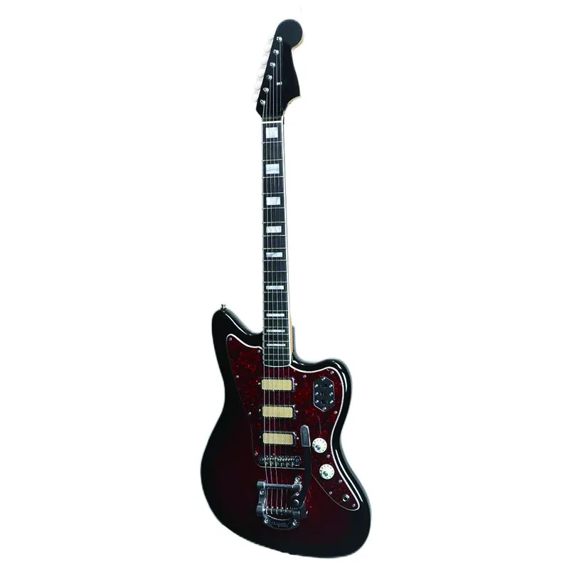 Gold Foil Jazmaster Ebano Fingerboard Candy Apple Burst Guitar