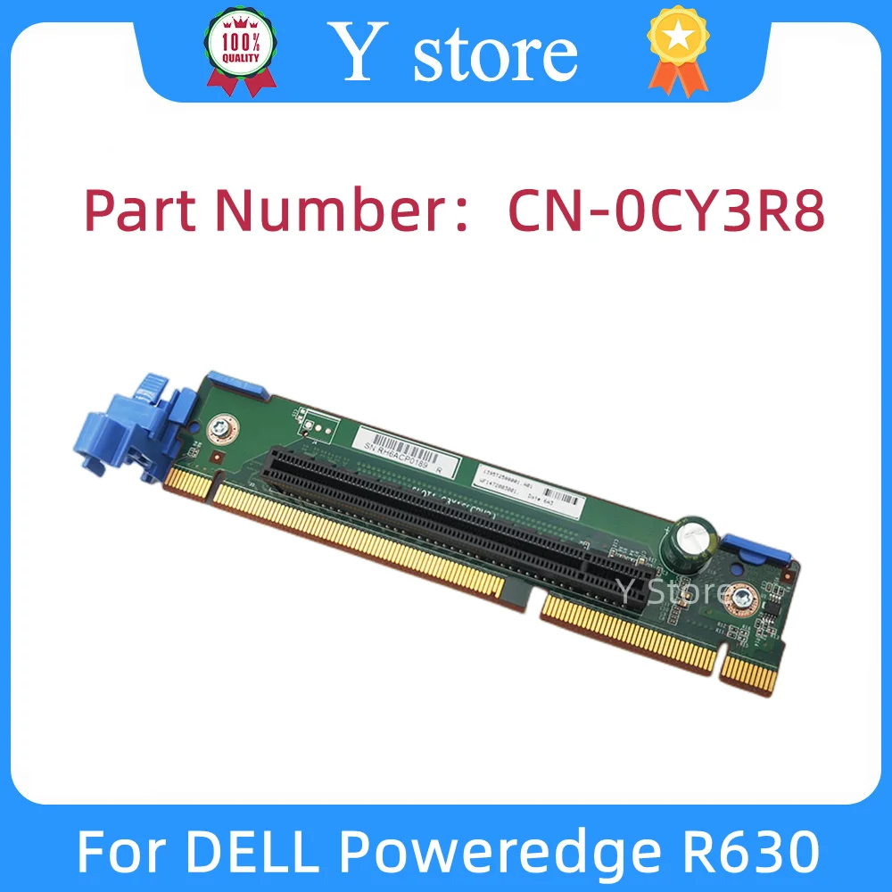 Y Store Originale Per Dell Poweredge R630 Server Riser Card Riser 2 Slot 1 G3 Card Pcie X16 Riser Card Riser2 Cy3R8 0 Cy3R8