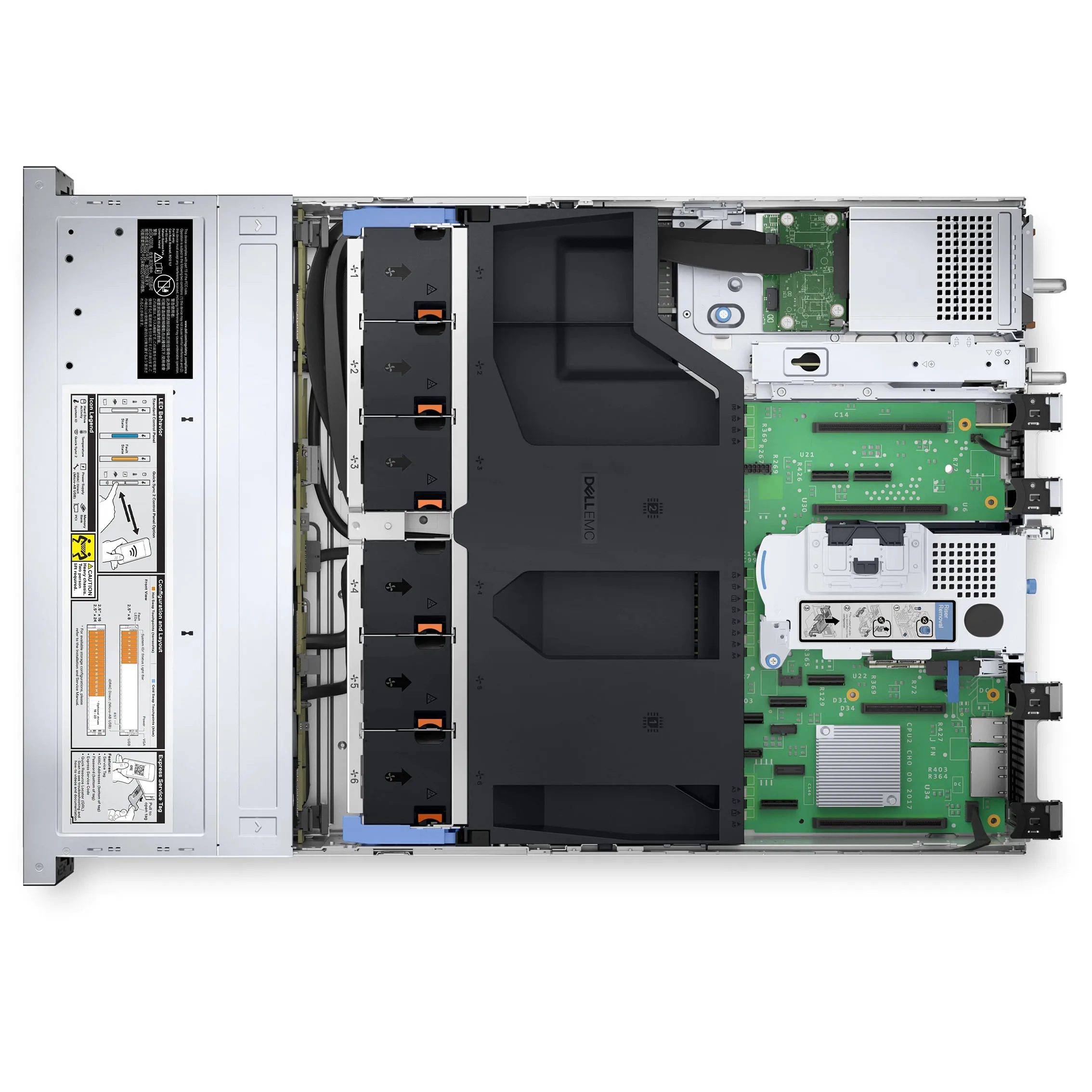 Prezzo All'Ingrosso Dells Originale Emc Poweredge R750Xs Xeon Gold Processor R750 R750Xa 2U Rack Server
