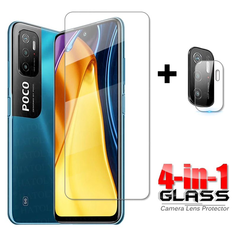Vetro Su Poco M3 Pro 5G Vetro Temperato Trasparente Per Xiaomi Poco M3 Pro 5G Pellicola Salvaschermo Per Fotocamera Poco M3 Pro 5G