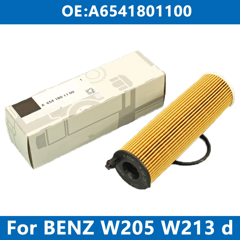 Kit Filtro Olio Auto A6541801100 Per Mercedes Benz W205 W213 W222 W247 A B180 C200D E220 E300D S350 Cls Gla Glb Glc Om654 Motore