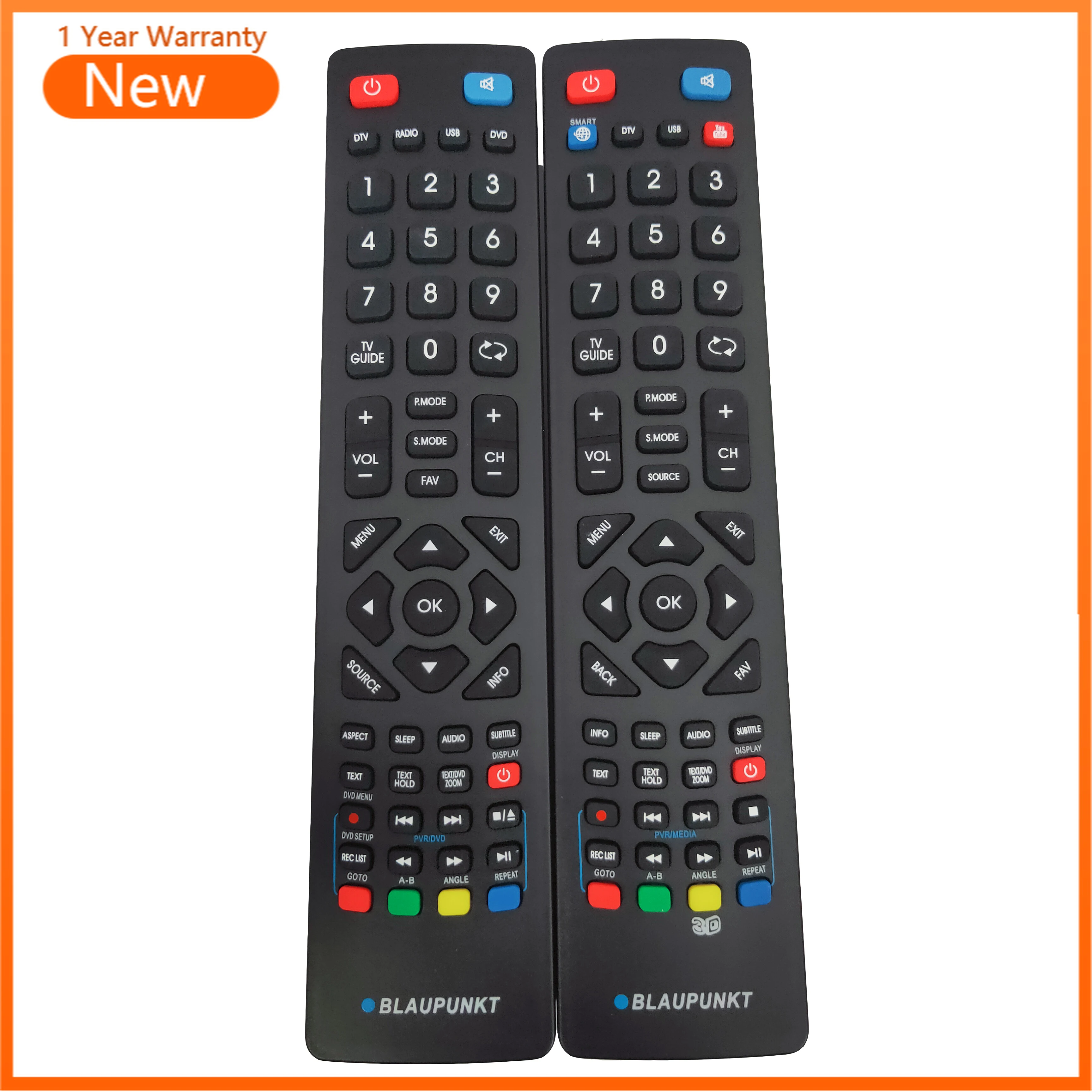 Per Blaupunkt Jmb Saba Led Tv 3D Functio Telecomando Nuovo Telecomando Tv Originale Fernbedienung