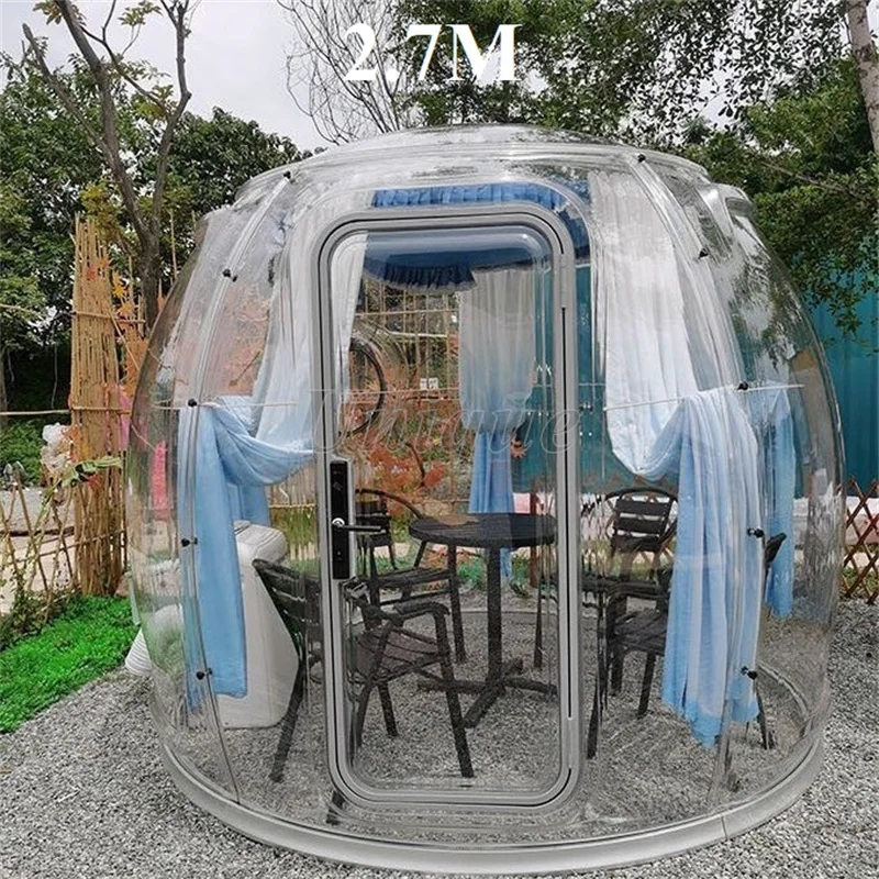 Camera Trasparente Della Cupola, Tenda Glamping Della Bolla Del Pc, Località Dell'Hotel Impermeabile