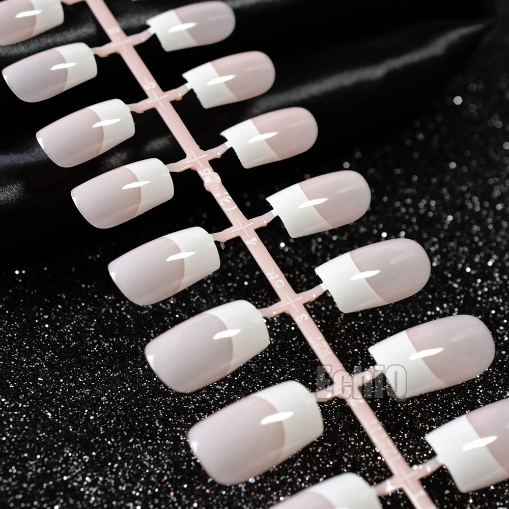 10 Kit 240 Pezzi Unghie Finte Francesi Medie Punte Per Unghie Finte In Acrilico Rosa Naturale Suggerimenti Per Unghie Fai Da Te Strumenti Per Manicure