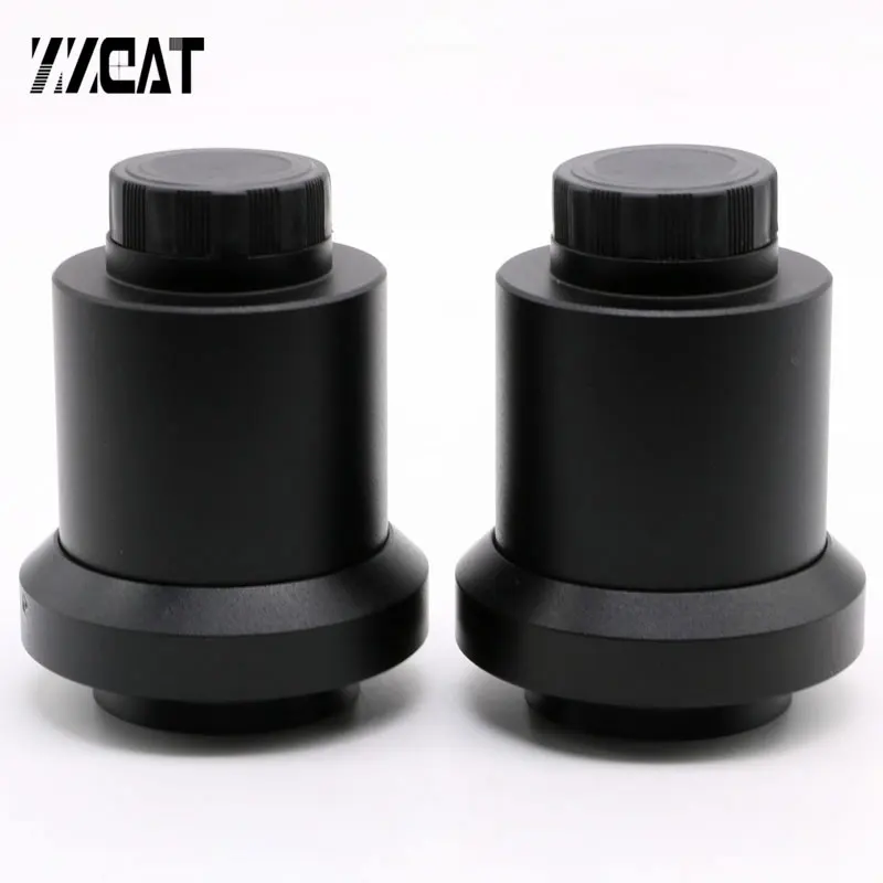 1X Microscopio Fototubo C-Mount C Mount Ccd E Cmos Accoppiatore Cmount Adattatore Della Macchina Fotografica Per Leica Hc Dm Trinoculare Stereo Micros