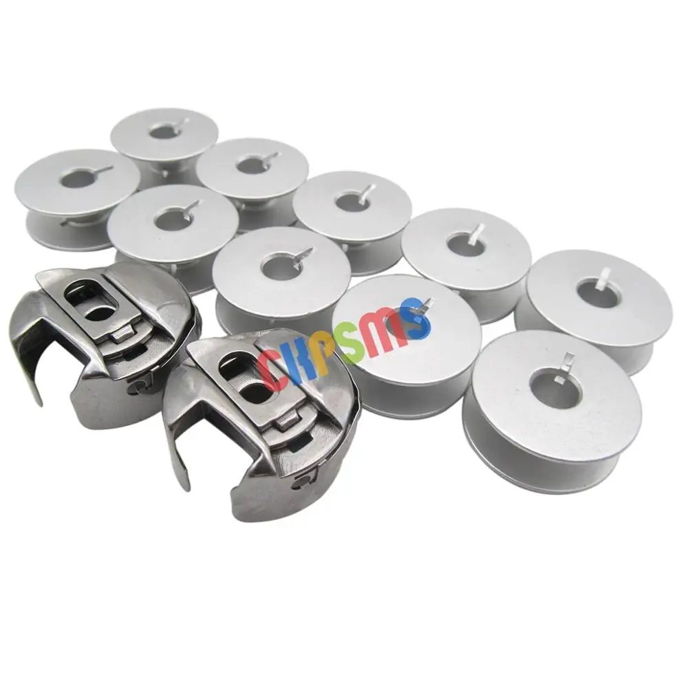 # 9033A 10Pcs + Bc-Pf9076-Nbl 2Pcs Bobine E Della Bobina Casi Misura Per Pfaff 138 238 335 437 1212 2022 6120 7560 + Consew 277R