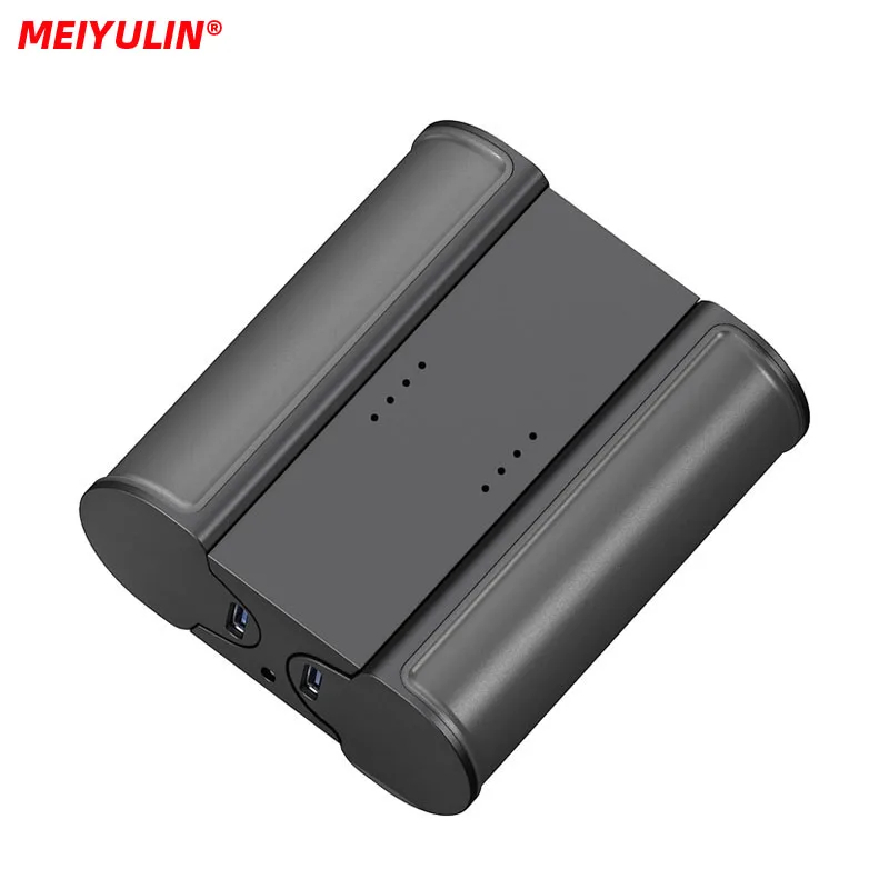 Power Bank Portatile 5000Mah * 2 Caricabatterie Usb C Batteria Esterna Ricarica Rapida Piccolo Docking Powerbank Per Iphone 15 Xiaomi Samsung