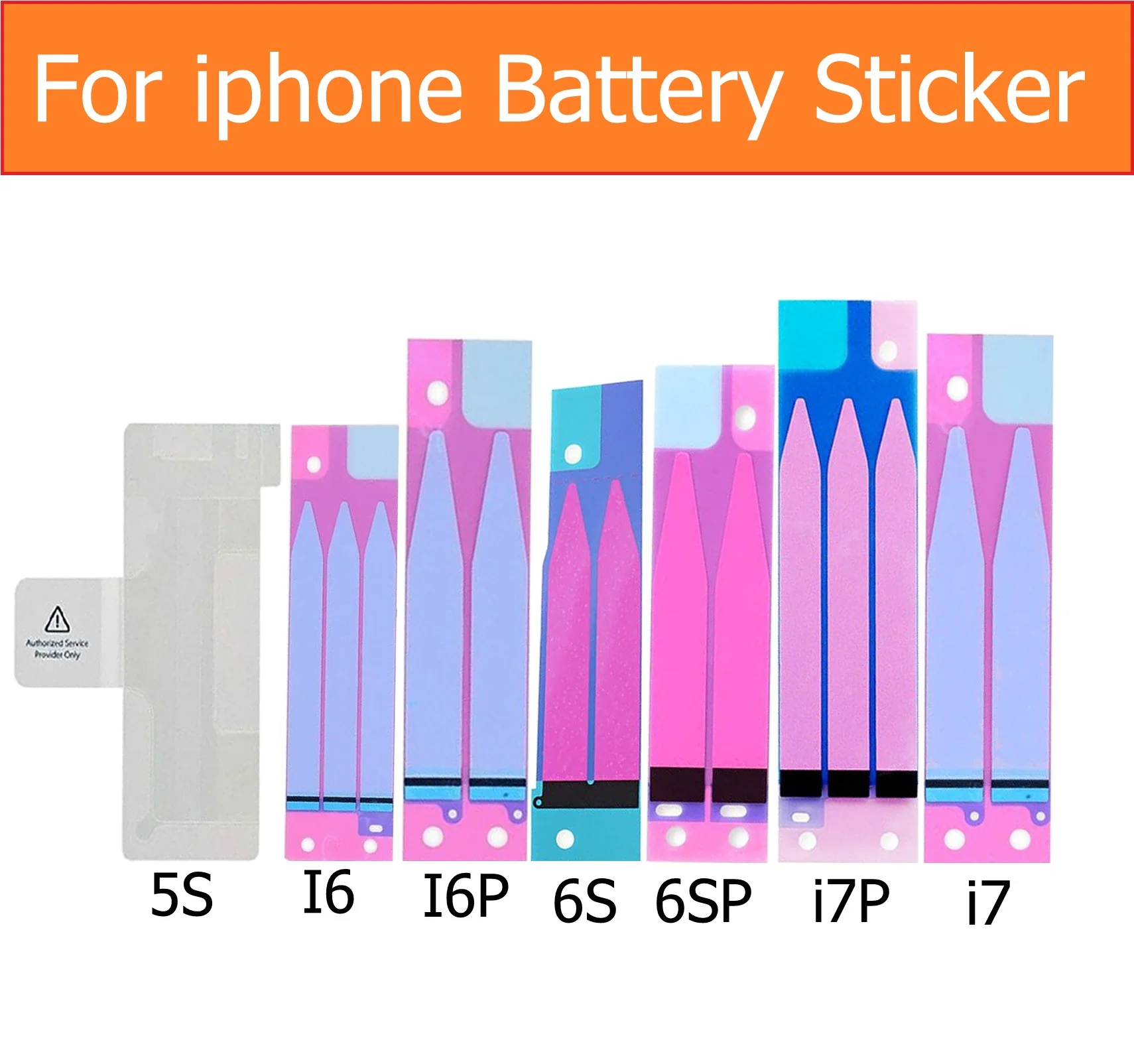 Sticker Batteria Per Iphone 4 4S 5 5C 5S Se 6 6S Plus Batteria Adesivo Colla Del Nastro Per Iphone 7 7 Più La Batteria Adesivo Colla Striscia