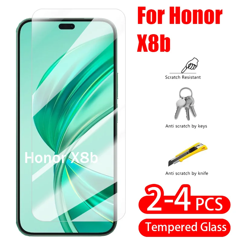 Per Honor X8B Screen Protector 9H Vetro Temperato Full Cover Screen Flim Phone Clearity Protettiva Hd 9D Glass Flim Per Honor X8B