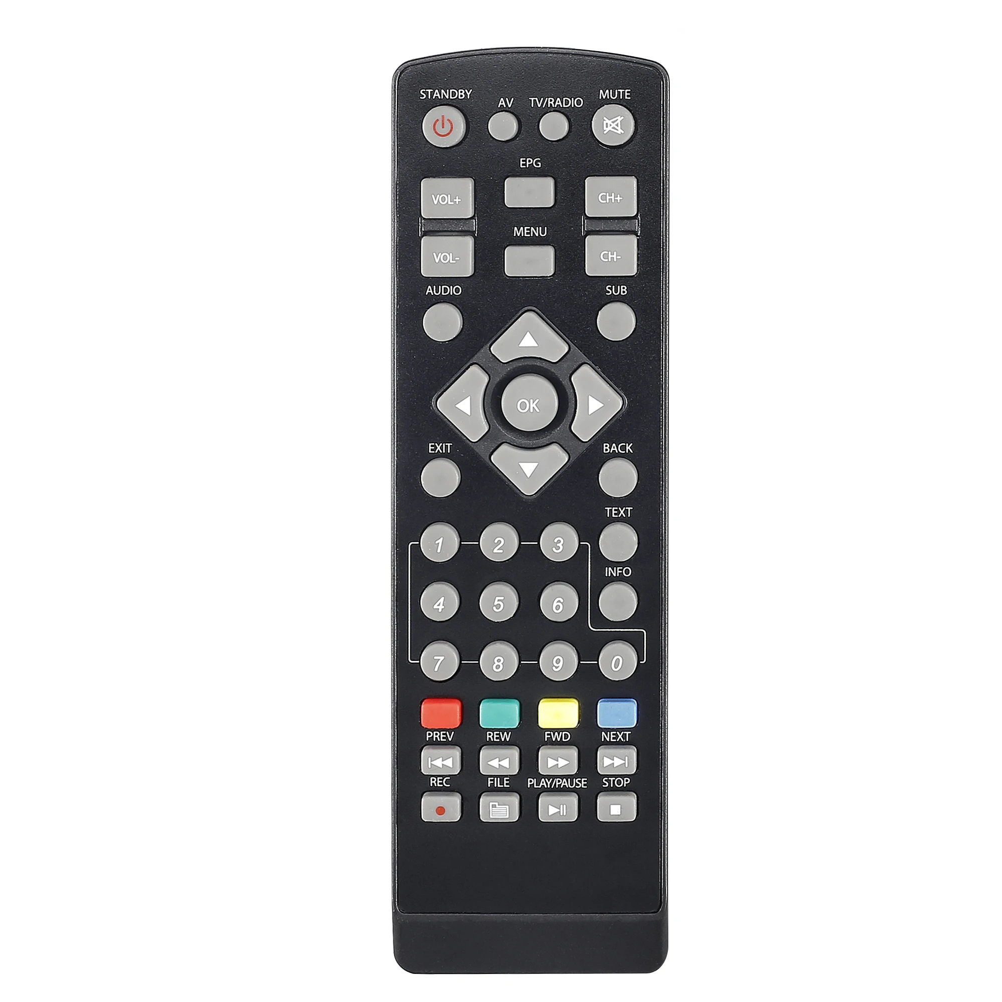 Nuovo Telecomando Adatto Per Tv Dvb Set Top Box Ts-6291 Pilota Vivax Dvbt2 107 Orygina Nowy Dvbt2107 Controller