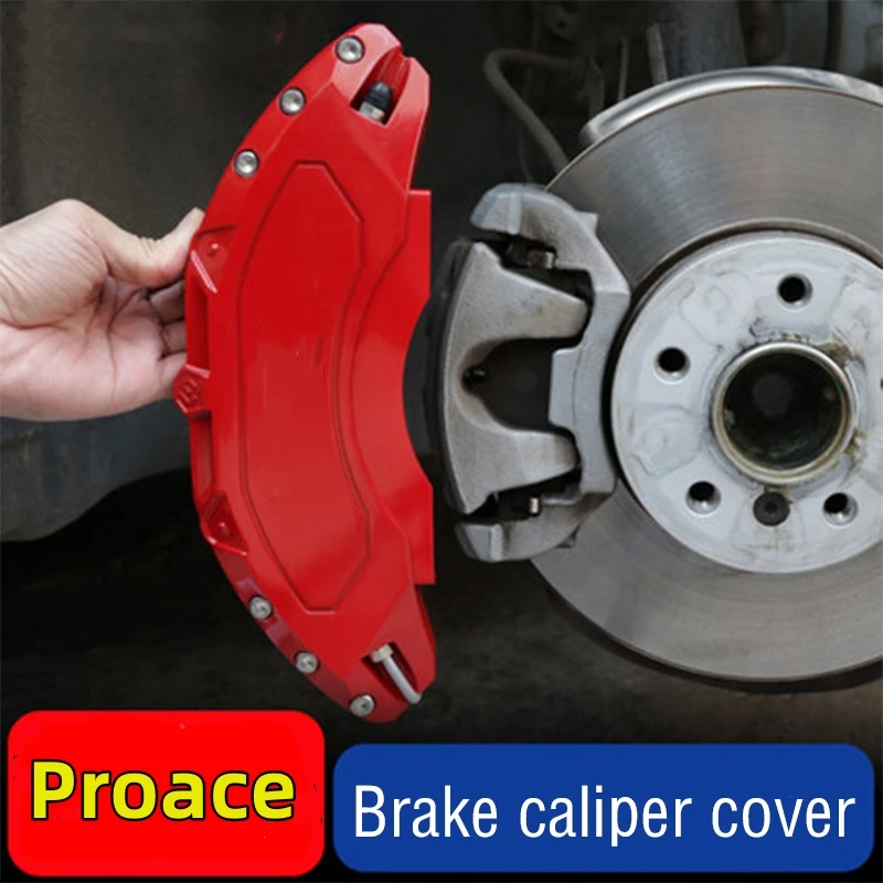 Per Toyota Proace Car Brake Caliper Cover Alluminio Metal Fit Verso 2016 2015 2014