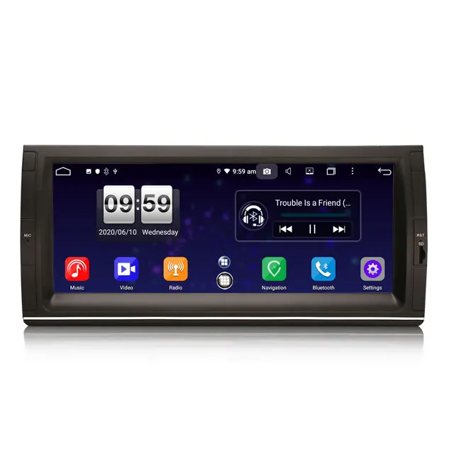 Erisin Es8725B 10.25 "Android 10.0 Autoradio Carplay Con Tv Box Digitale, Dab Box ,Obd2