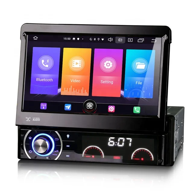 Autoradio Android 1 Din Frontpanel Staccabile 7 Pollici Gps Navi Erisin Es2790U