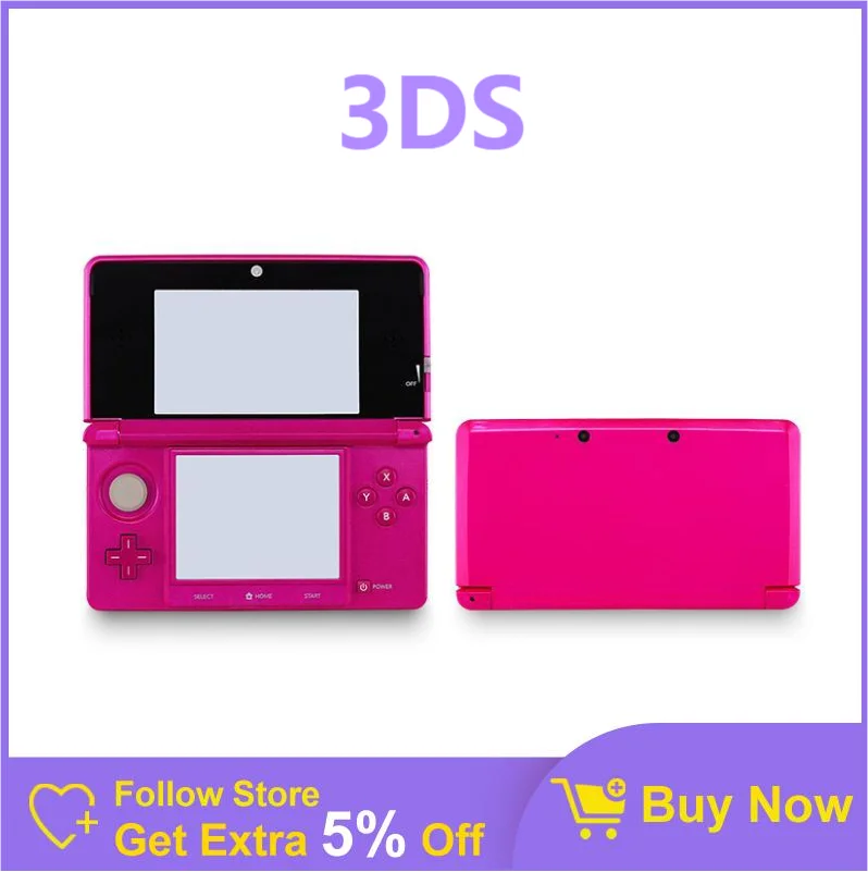 Originale 3Ds 3Dsxl 3Dsll Console Di Gioco Palmare Console Di Gioco Giochi Gratis Per Nintendo 3Ds Trasportare 128Gb Di Migliaia Di Giochi