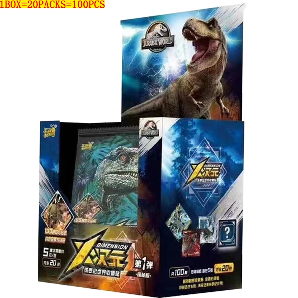 Disney Jurassic World Collection Card Series Adventure Science Fiction Dinosaur Anime Film Personaggi Giochi Per Bambini Regali Giocattolo