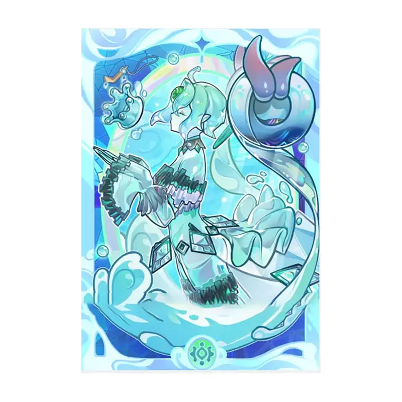 Maniche Olografiche Muslimiche Yugioh Card Sleeves Illustrazione Anime Protector Card Cover Per Giochi Da Tavolo Carte Collezionabili