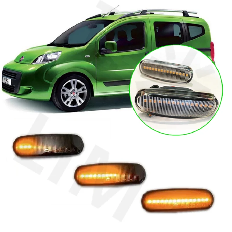 Per Fiat Panda 169 2003-2011 Panda 312 2012 2013 2014 2015 2016 2017 2018 2019 Sequenziale Dinamica Led Indicatore Laterale, Luce Di Segnale