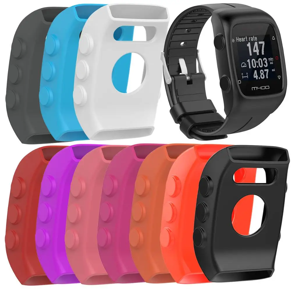 Custodia Per Orologio In Silicone Per Polar M400 M430 Gps Universal Sport Smartwatch Sostituzione Custodia Protettiva Durevole Per Polar M400
