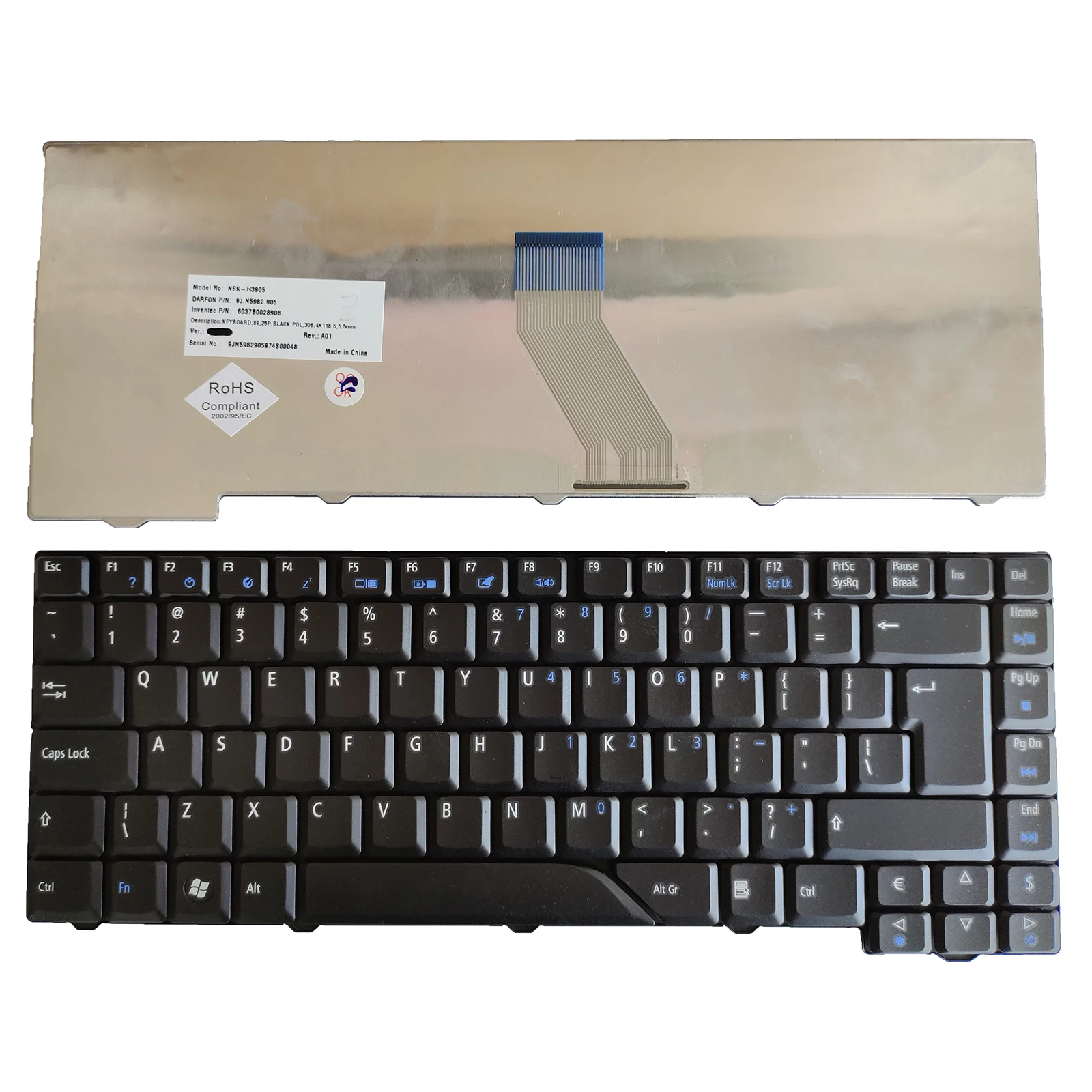 Tastiera Ui Per Acer Aspire 5220 5310 5315 5520 5710 5715 5715Z